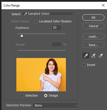 eliminar todo un color en photoshop