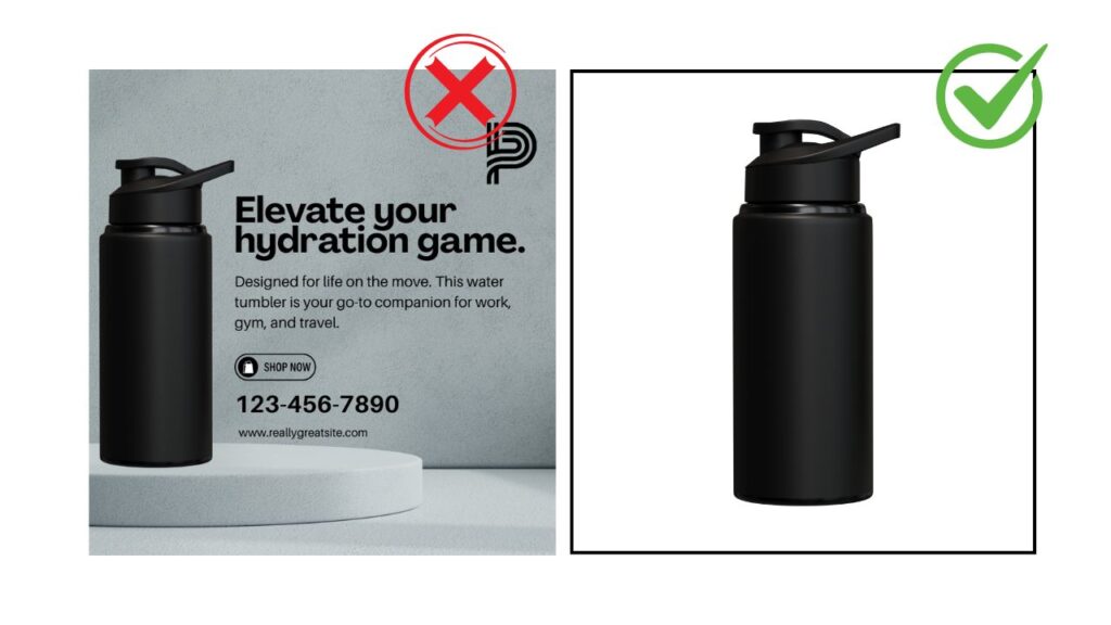 A sleek black water bottle with a flip-top lid, displayed prominently against a simple backdrop.