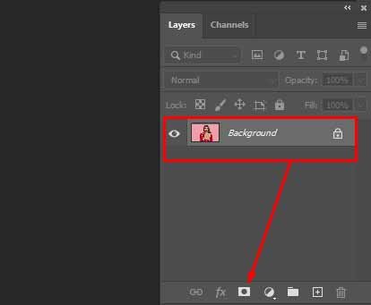 Image Showing Ways to "Add Layer Mask"