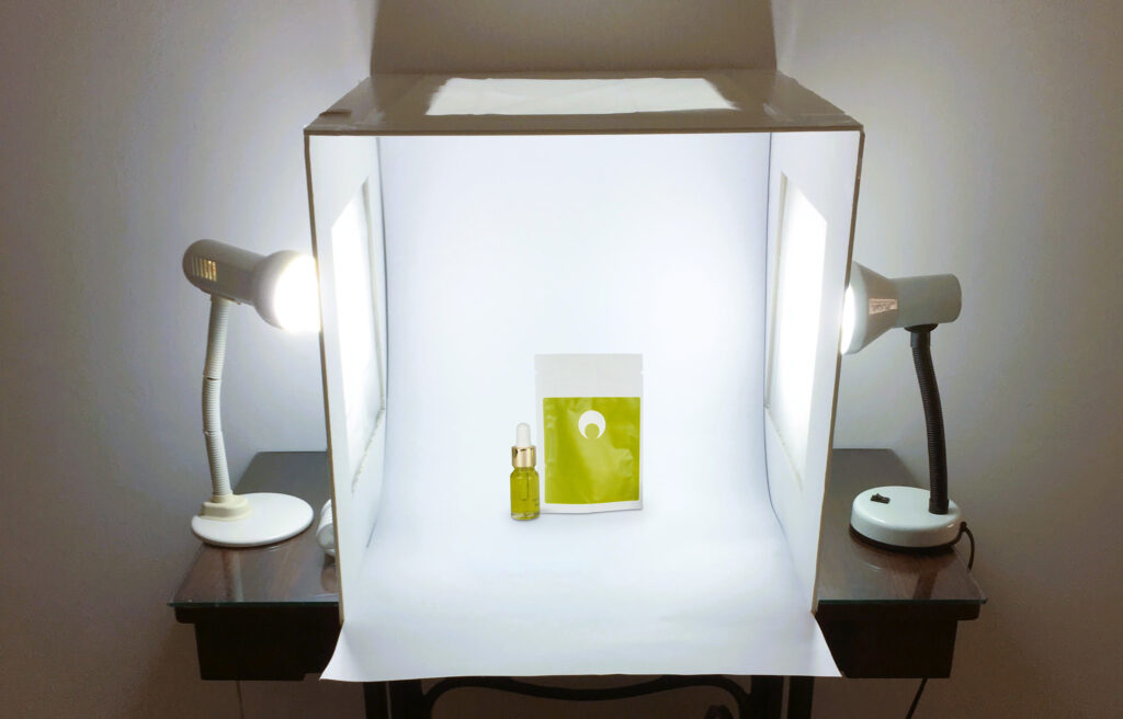 Example of Artificial light Lightbox Product Photography 