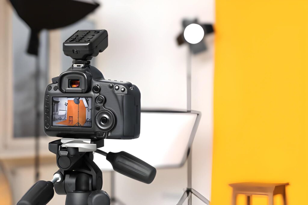 Professional Studio Camera Setup for Product Photography