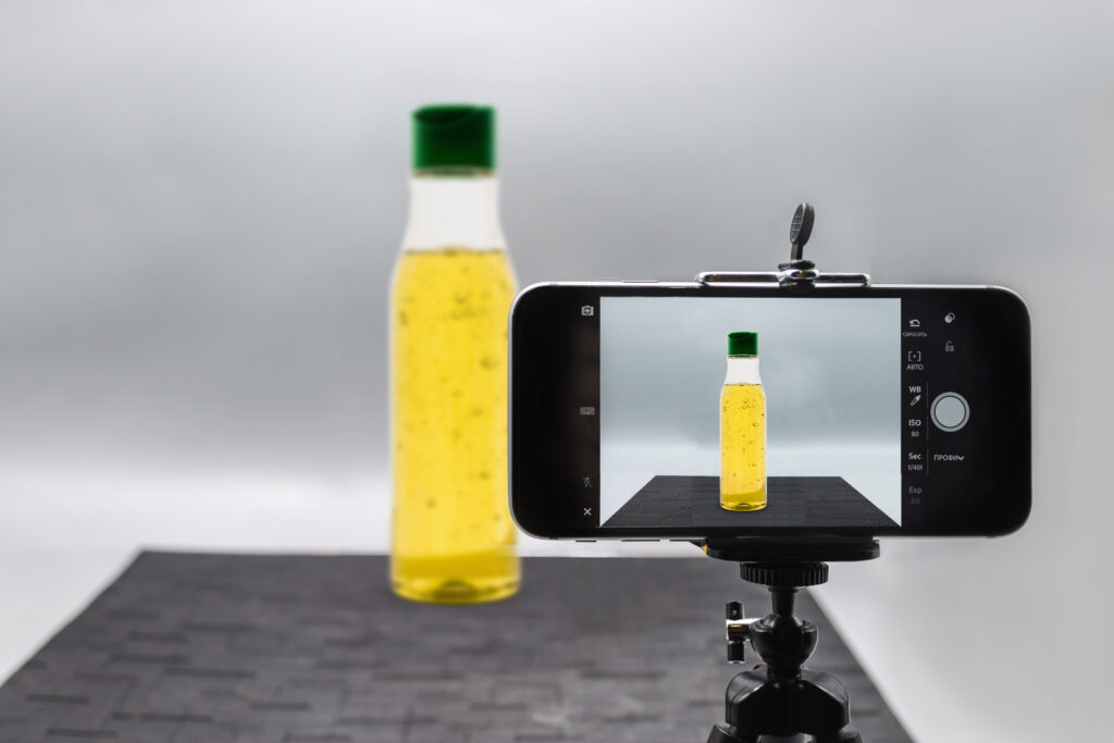 product photography with smartphone