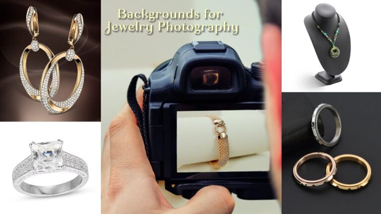 backgrounds ideas for jewelry product photography