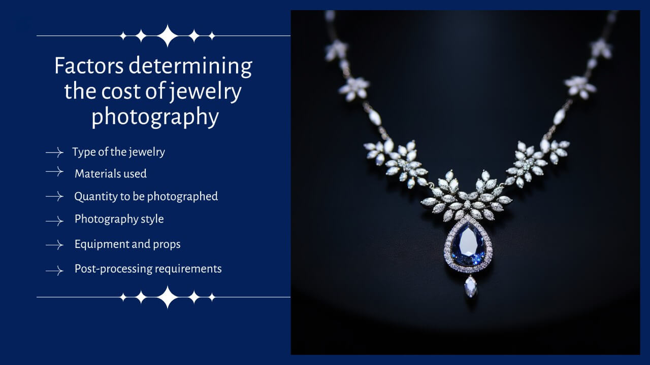 factors determining the cost of jewelry photography
