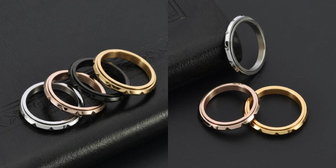 jewelry product photography with textured backgrounds