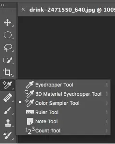 Eyedropper Tool in Photoshop