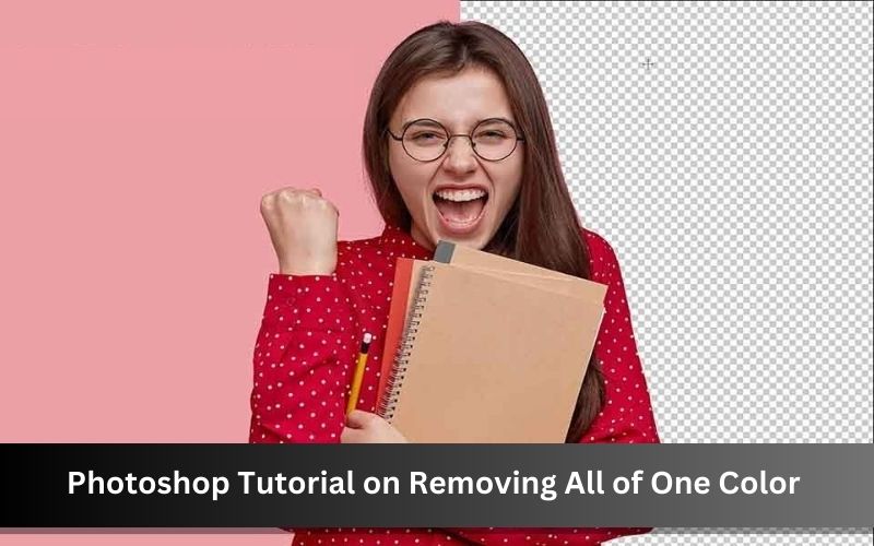 how to remove all of one color in photoshop