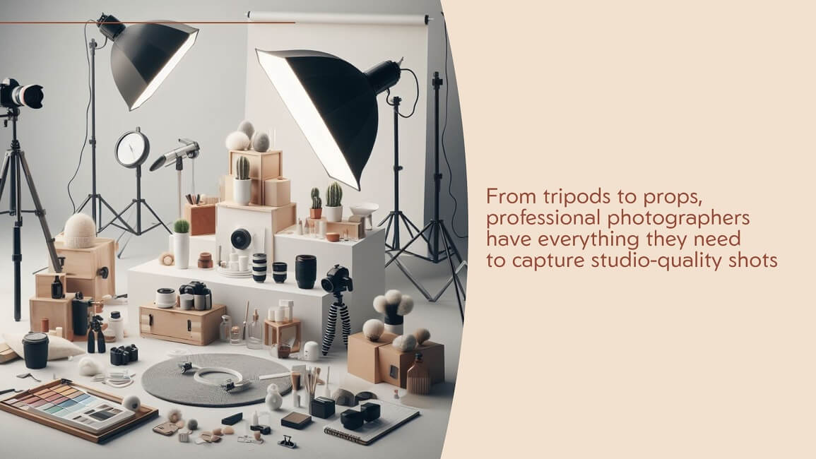 product photography equipment and accessories