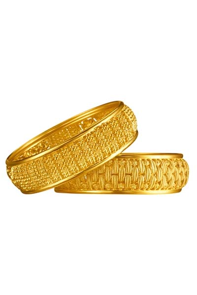 Example of gold ring image retouching