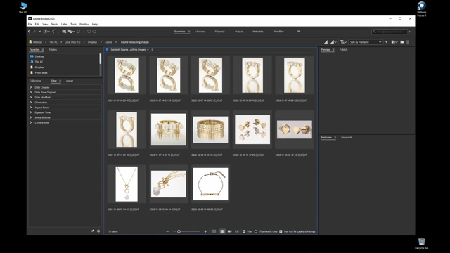 Jewelry images in photoshop