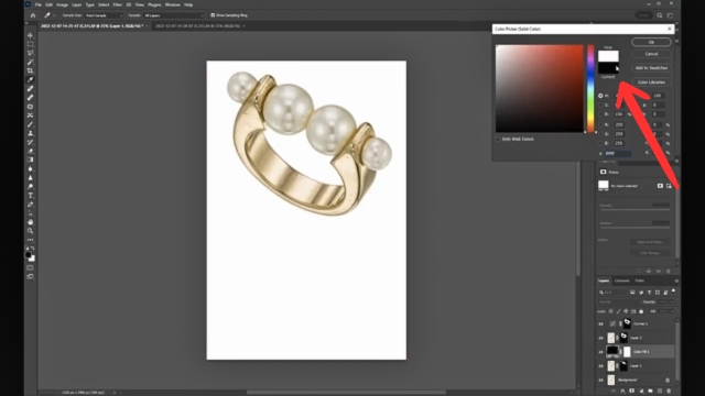 Make a new layer with a white background
