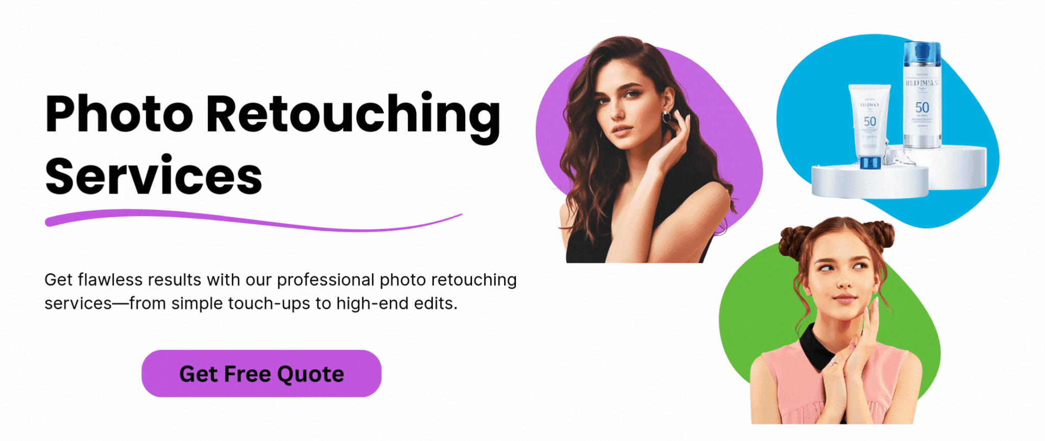 Photo Retouching Service Slide preview
