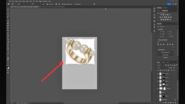 Select the Crop Tool