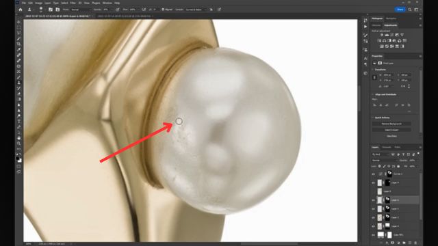 Use Clone Stamp for a natural finish