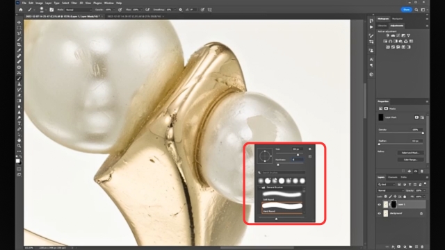 Use the Brush Tool with white color