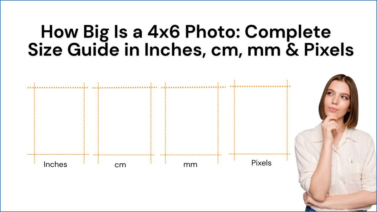 How Big Is a 4x6 Photo? Size Guide in Inches, cm, mm & Pixels