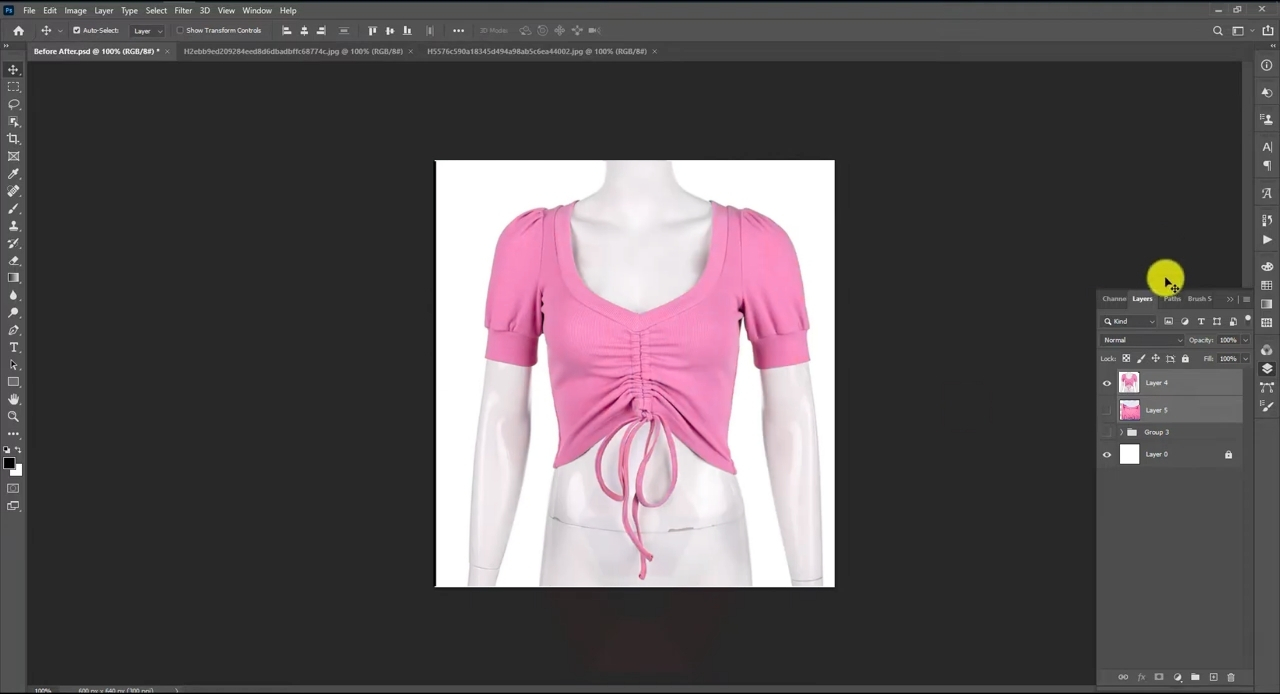 Step 2 Open both images in Photoshop