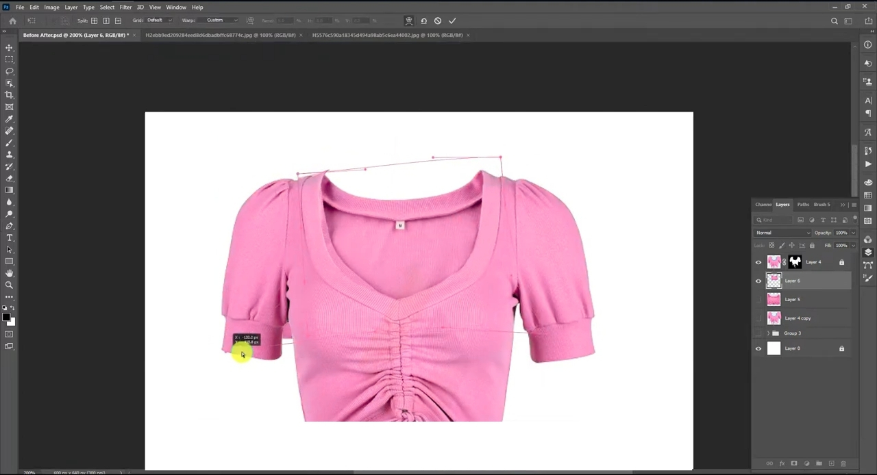 Step 5: Blend and clean the edges